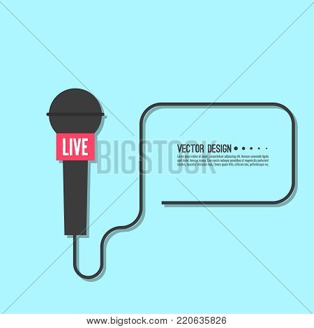 Poster: Journalism concept Live