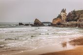 foto of france  - La Bella Villa castle on the coast in Biarritz France - JPG 
