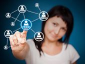 image of blue  - Adding Friends - JPG 