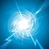 pic of discharge  - Abstract background of thunderbolt effect - JPG 