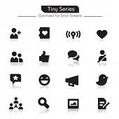 stock photo of community  - Community Icons Tiny Series - JPG 