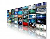 image of science  - Video displays composed entirely of images created by me in addition all human figures were created by me with software and do not need a model release - JPG 