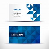 pic of business  - Vector business card set - JPG 