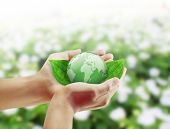 picture of world  - Hand with the world - JPG 