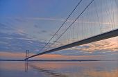 picture of bridge  - A Portrait of the Humber Bridge - JPG 