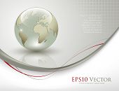pic of globe  - Business elegant abstract background  - JPG 