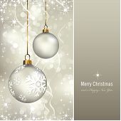 foto of holidays  - elegant christmas background with baubles  - JPG 