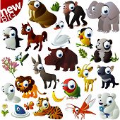 pic of animals  - NEW extra big vector animal set - JPG 