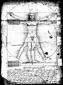 pic of da-vinci  - Photo of the Vitruvian Man by Leonardo Da Vinci - JPG 