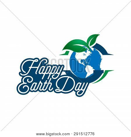 Poster: Happy Earth Day Lettering Poster