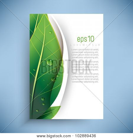 Overlapping Green Leaves With Dew Drops Nature Ecology Background Design Poster Overlapping Green Leaves With Dew Drops Nature Ecology Background Design Poster