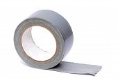 picture of roll  - roll of duct tape isolated white background - JPG 