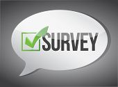 foto of survey  - survey message communication concept illustration design graphic - JPG 