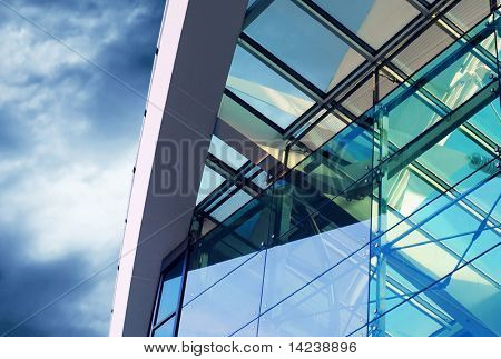 Picture or Photo of Business buildings architecture on sky background