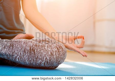 Poster: Woman sitting in