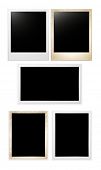 image of  photo  - vector blank photo cards set - JPG 