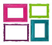 pic of art  - Four contemporary picture frames in high resolution vibrant colors - JPG 