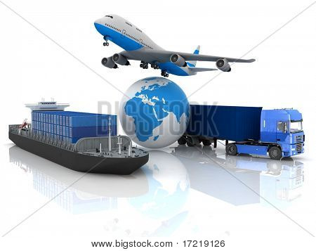 Picture or Photo of Types of transport of transporting are loads.