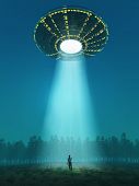 picture of science  - flying saucer arrived - JPG 