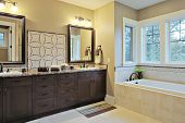 picture of interior  - Luxury bathroom with granite countertops and flooring - JPG 