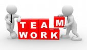 pic of teamwork  - 3d people  - JPG 