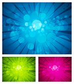 image of abstract  - Set of colorful abstract backgrounds - JPG 
