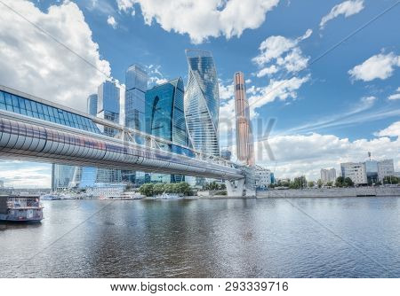 Poster: City Landscape With Skyscrapers Moscow