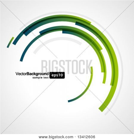 Picture or Photo of Abstract technology circles vector background