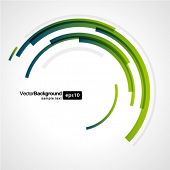 image of technology  - Abstract technology circles vector background - JPG 