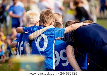 Poster: Young football players