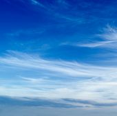 image of sky  - The blue sky and beautiful white clouds - JPG 