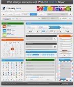 foto of web  - Web design elements set - JPG 