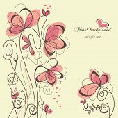 pic of art  - Cute floral background - JPG 