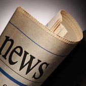 stock photo of newspaper  - newspaper - JPG 