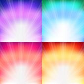 pic of abstract  - 4 Sunburst  And Abstract Backgrounds - JPG 