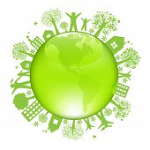 image of earth  - Earth Day Concept - JPG 