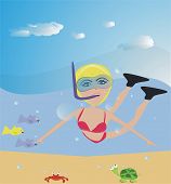 Snorkeling Girl