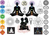 picture of symbols  - Chakras and esoteric symbols - JPG 