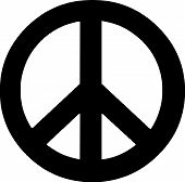 stock photo of peace  - Scalable vectorial image representing a peace symbol - JPG 