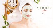 image of facial  - Spa Facial Mask - JPG 