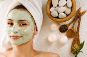 picture of facial  - Spa Facial Mask - JPG 