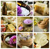 stock photo of health  - Spa Collage - JPG 