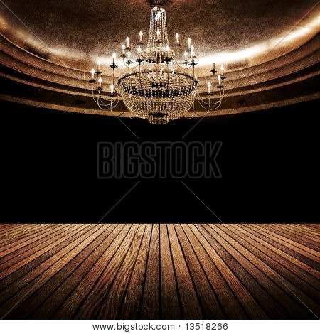 Picture or Photo of Interior of vintage hall