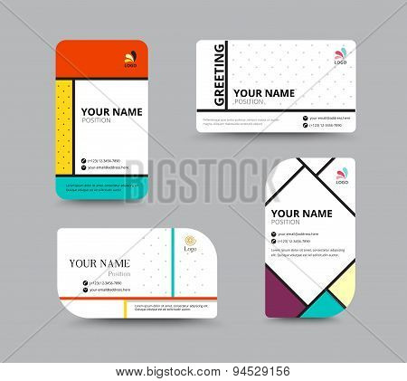 business card template name