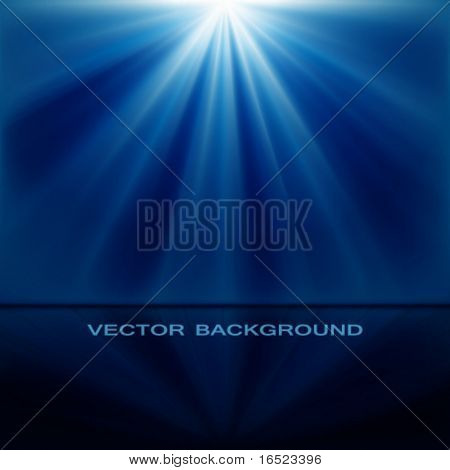 Picture or Photo of Background of blue luminous rays