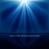 picture of blue  - background of blue luminous rays - JPG 