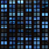 picture of windows  - Seamless texture resembling illuminated windows in a building at night - JPG 