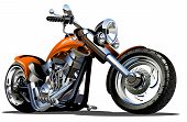 picture of transportation  - Vector Cartoon Motorbike - JPG 