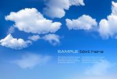picture of sky  - Blue sky with clouds - JPG 