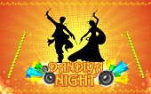pic of religion  - illustration of people playing garba in dandiya night - JPG 